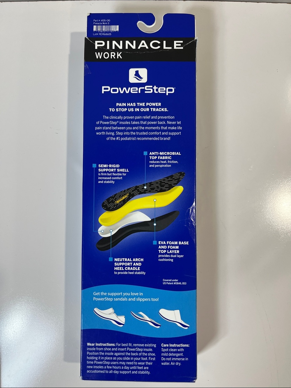 NWT Premium Dual-Layer Cushion Insoles Size 10-10.5 Men & 12 Women - Picture 10 of 13